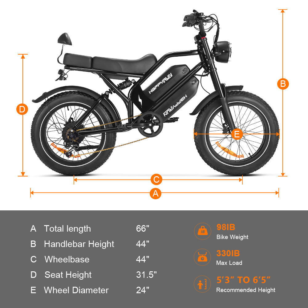 G70 Dual Battery Electric Bike